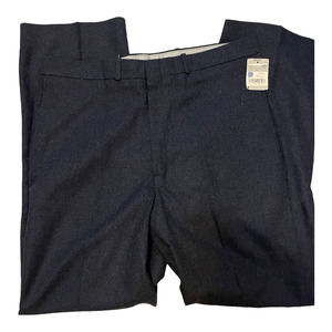 Vintage Farah Wool Blend Men's Dress Pants Trousers Dark Blue Size 38 x 32 NWT